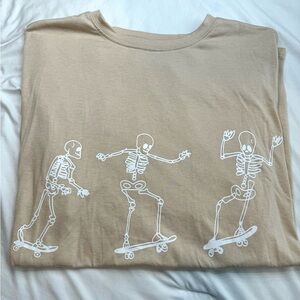 Trendy Skating Skeletons T-Shirt